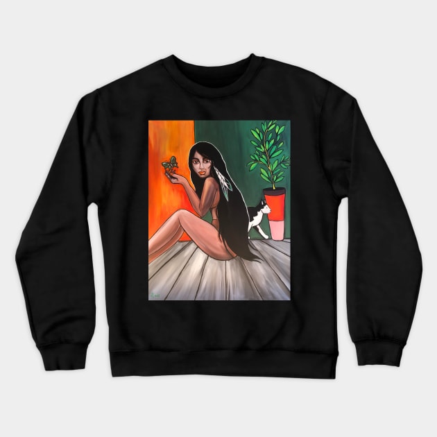 Freedom Crewneck Sweatshirt by Karroart